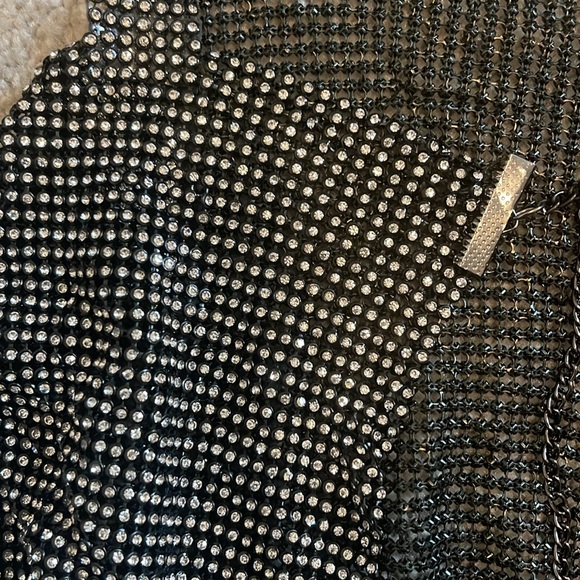 UO Chainmail Rhinestone Top - Picture 3 of 4